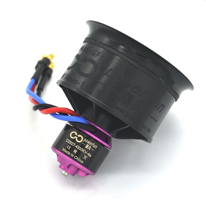 ApisQueen 50MM EDF 4S 4300KV 950G Thrust Belt 11 Blades Electric Ducted Fan for Aircraft Model Aircraft Jet Enging - Image 2